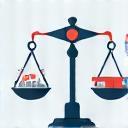 Icon representing comparison chart